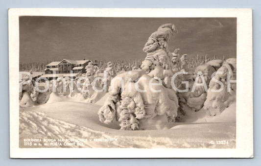 Postcard KOLÍNSKÁ BOUDA ON BOBÍ MEADOW IN KRKONÓŠÉ (ST8220)