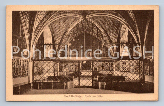 Postcard KARLŠTEJN CASTLE (ST8223)