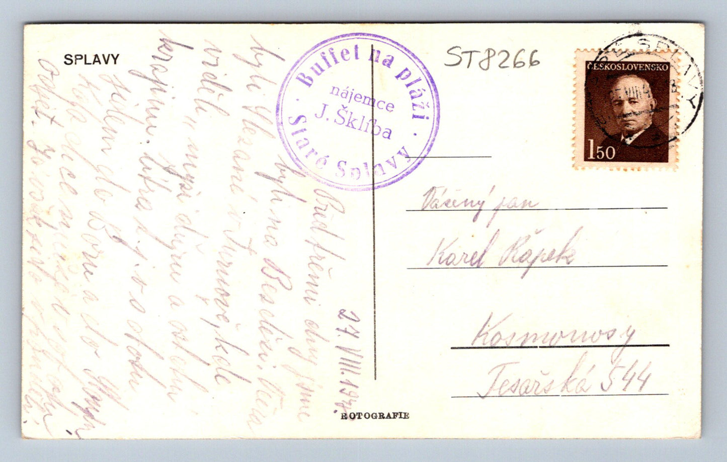 Pohlednice SPLAVY (ST8266)