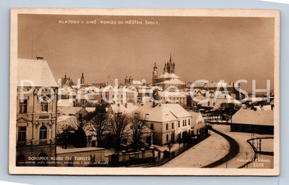 Pohlednice KLATOVY V ZIMĚ (ST8288)