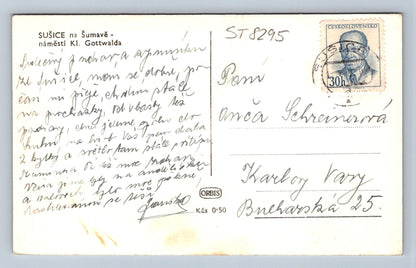 Postcard SUŠICE IN ŠUMAVÁ (ST8295)