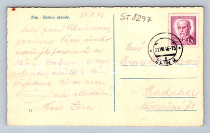 Postcard ZLÍN - BATOVY ZÁVODY (ST8297)