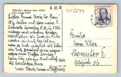 Pohlednice TEPLICE (ST8299)