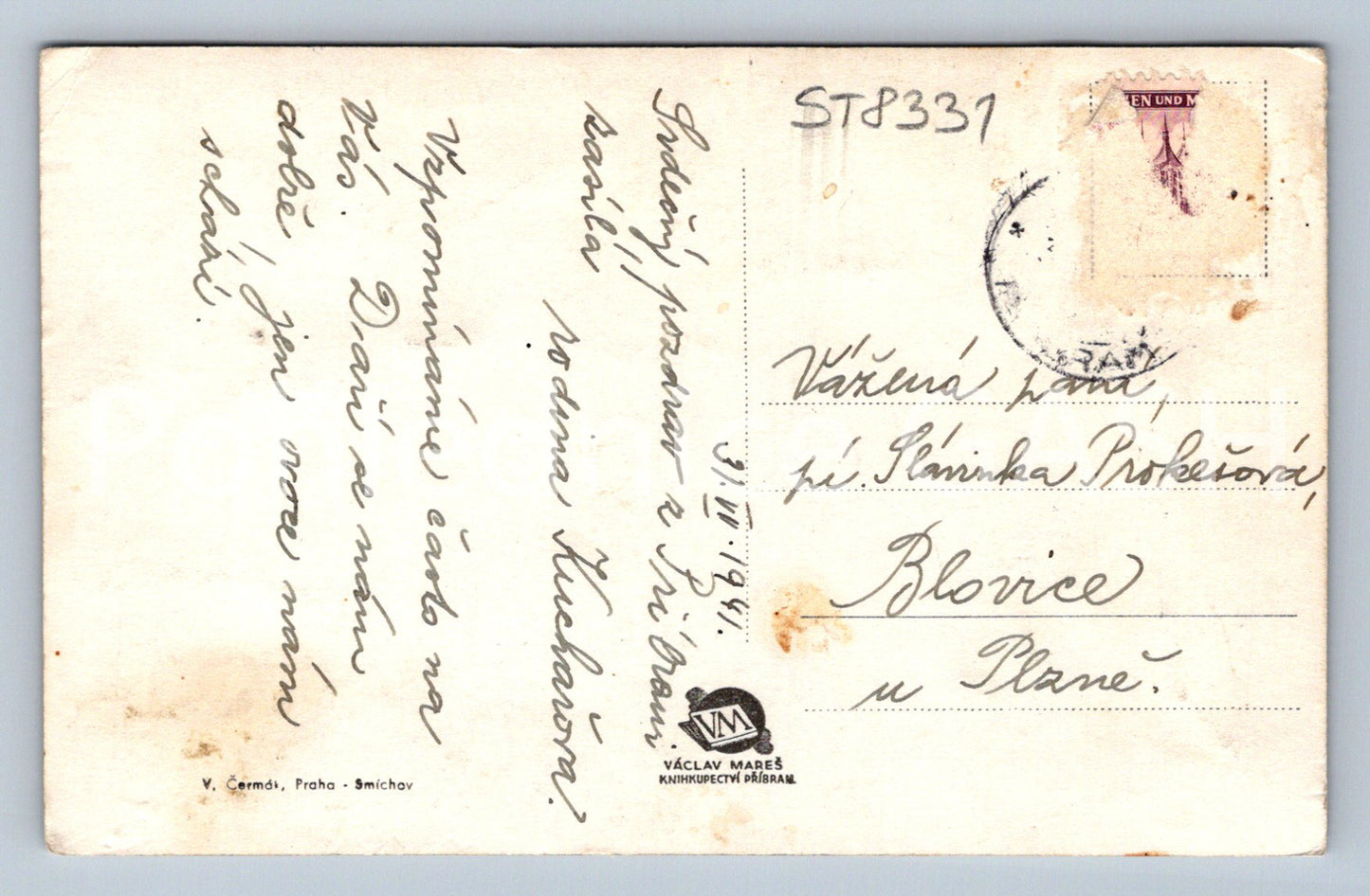 Pohlednice PŘÍBRAM (ST8331)