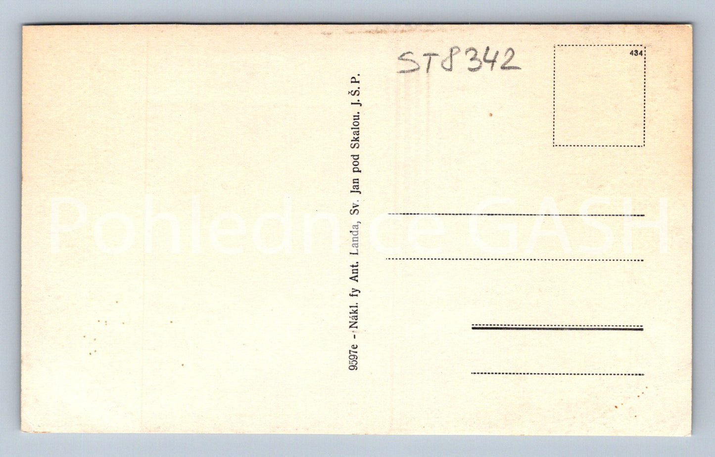 Pohlednice SVATÝ JAN POD SKALOU (ST8342)
