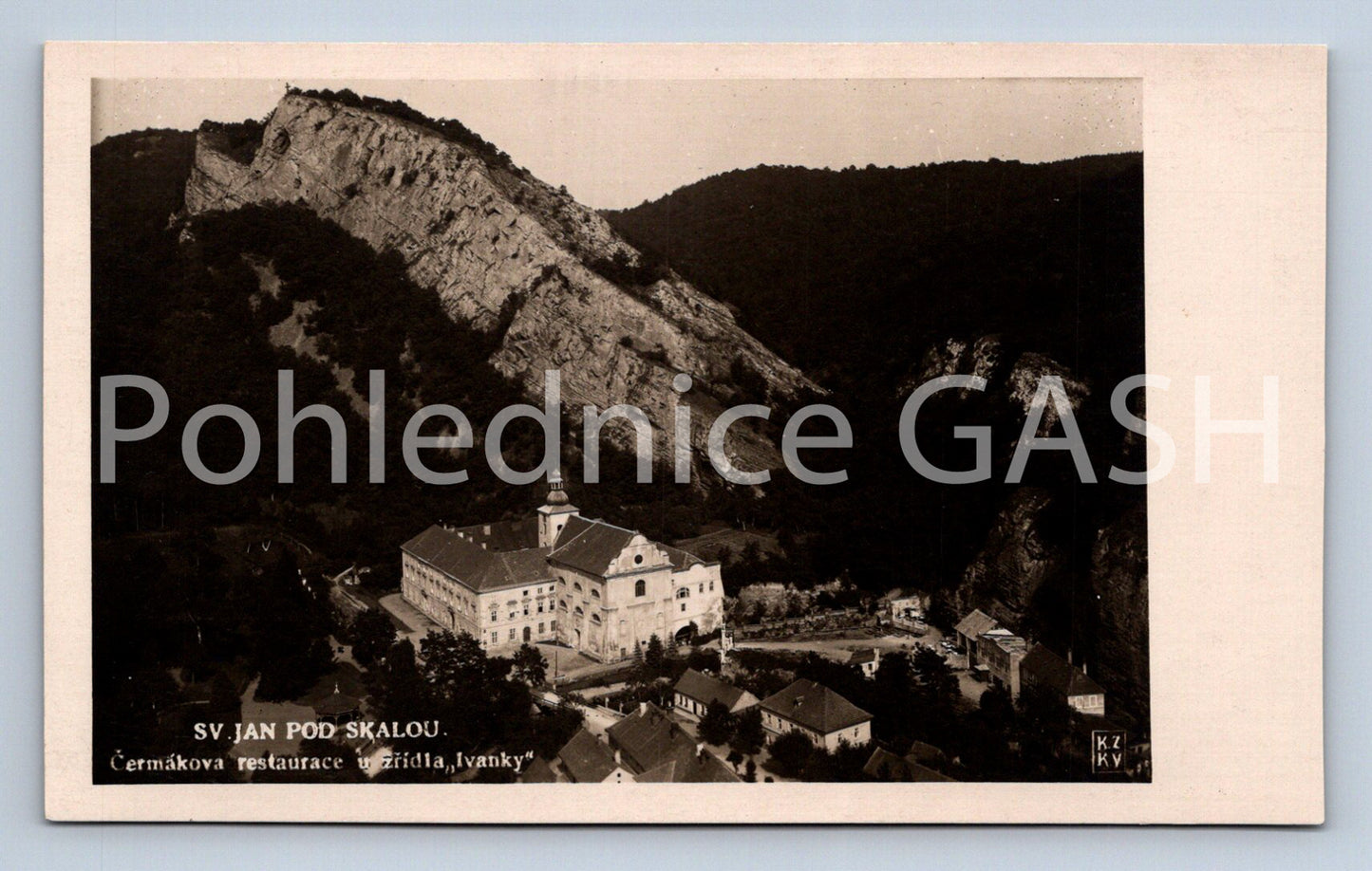 Pohlednice SVATÝ JAN POD SKALOU (ST8343)