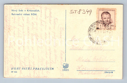 Pohlednice NOVÝ SVĚT V KRKONOŠÍCH (ST8349)