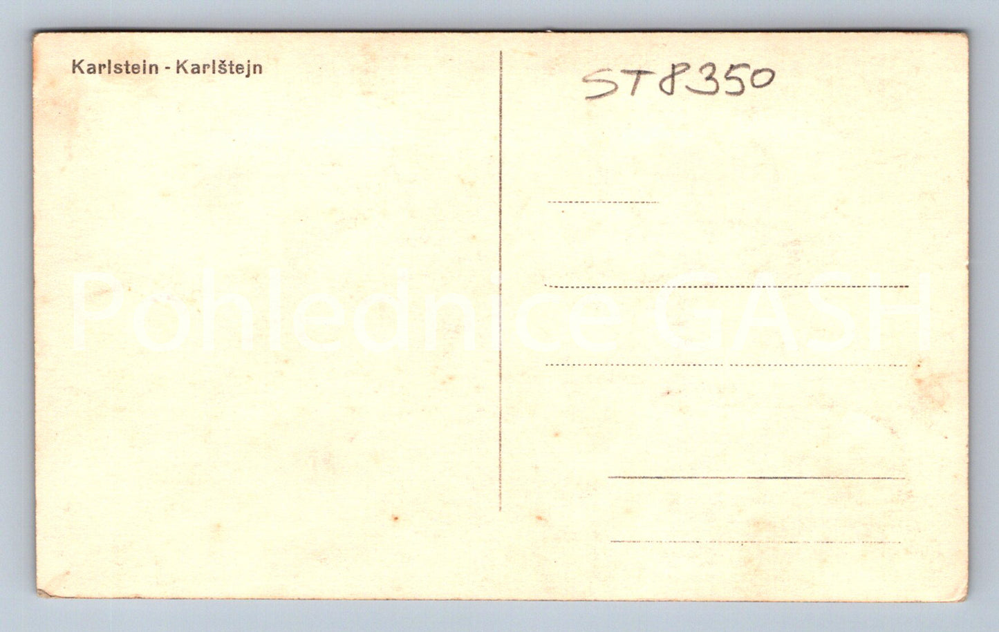Pohlednice KARLŠTEJN (ST8350)
