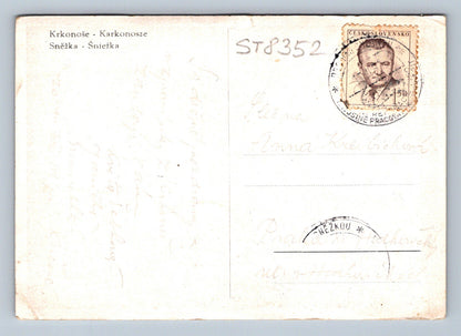 Pohlednice KRKONOŠE - SNĚŽKA (ST8352)