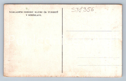 Postcard CHOUSTNÍK CASTLE U SOBĚSLAVI (ST8356)