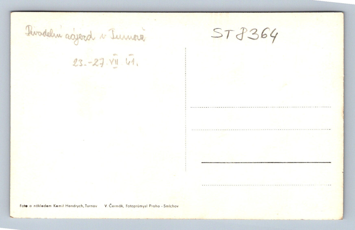 Pohlednice MALÁ SKÁLA (ST8364)