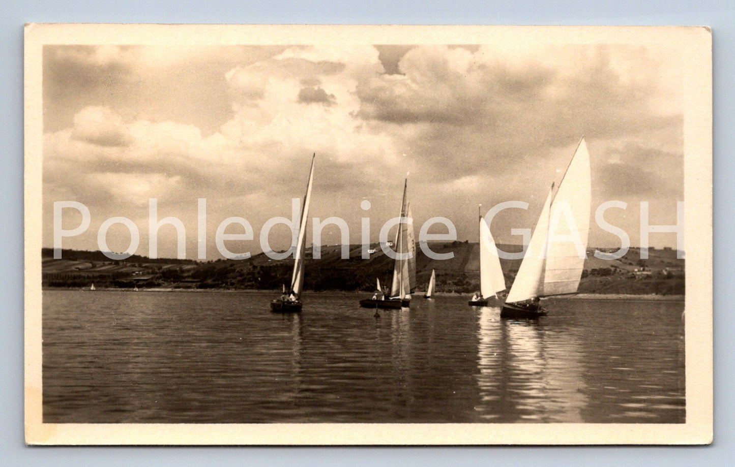 Pohlednice KNÍNIČSKÁ PŘEHRADA (ST8379)