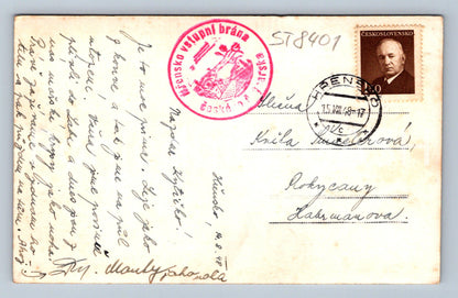 Pohlednice HŘENSKO NAD LABEM (ST8401)