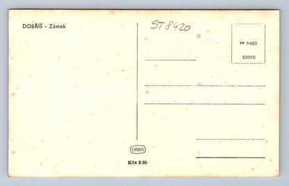 Pohlednice DOBŘÍŠ - ZÁMEK (ST8420)