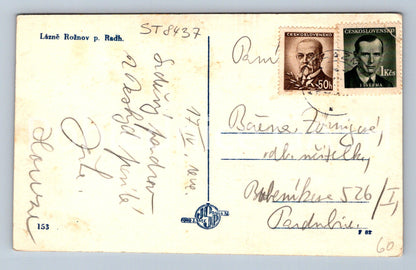Pohlednice LÁZNĚ ROŽNOV POD RADHOŠTĚM (ST8437)