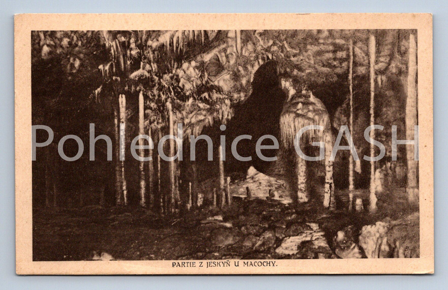 Pohlednice PARTIE Z JESKYŇ U MACOCHY (ST8455)