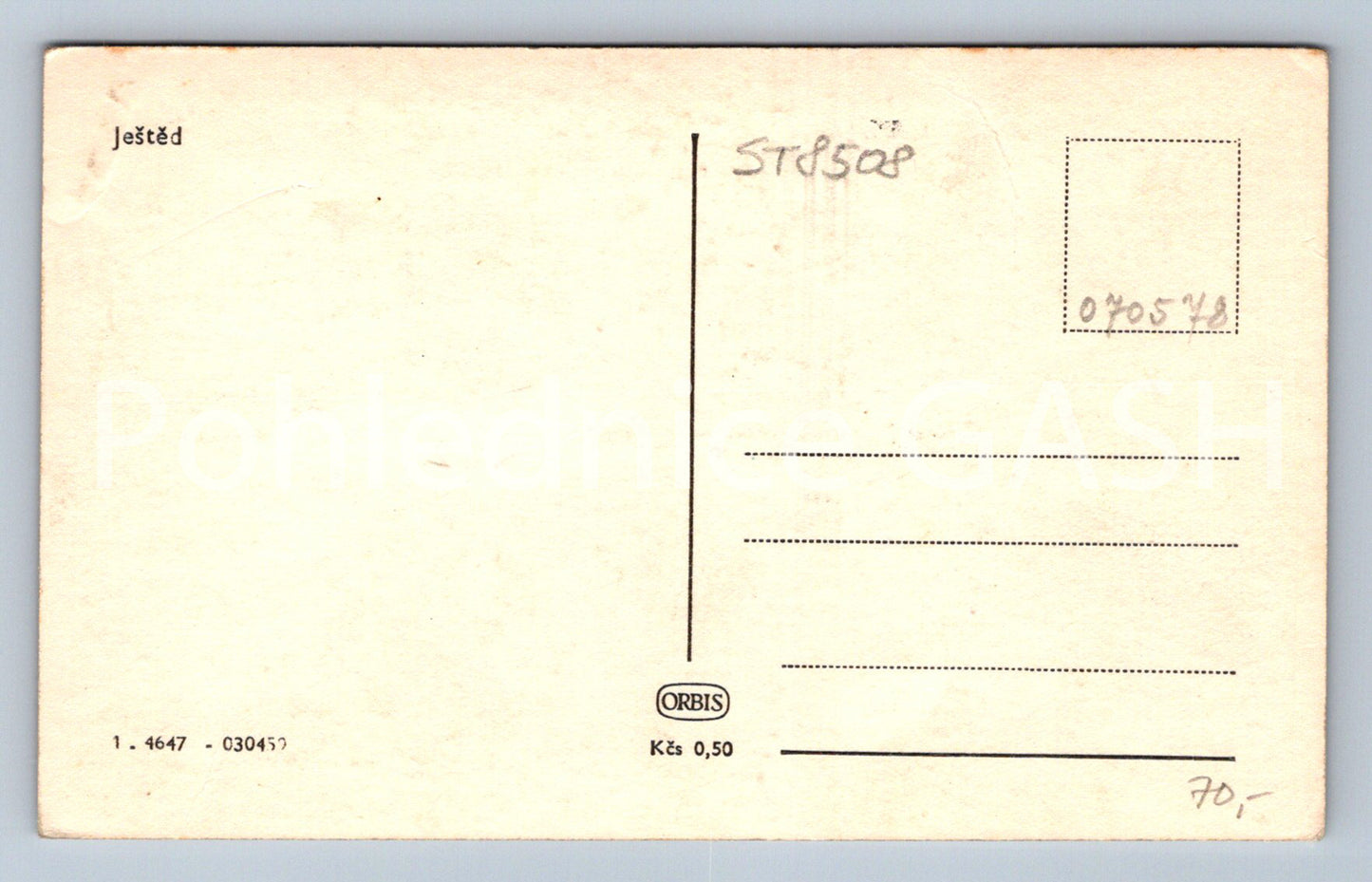 Pohlednice JEŠTĚD (ST8508)