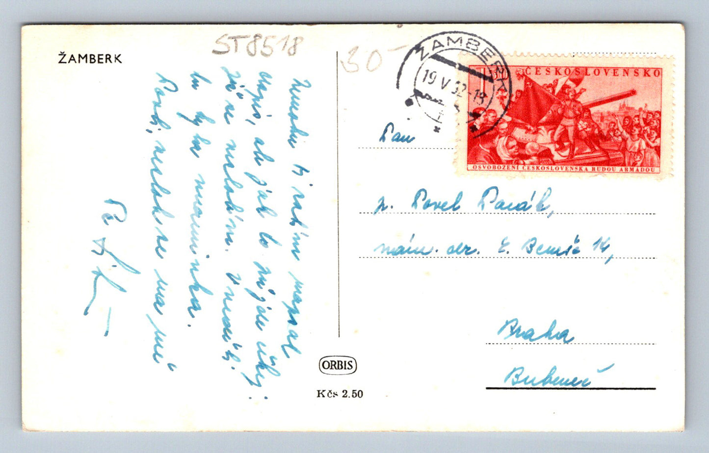 Pohlednice ŽAMBERK (ST8518)