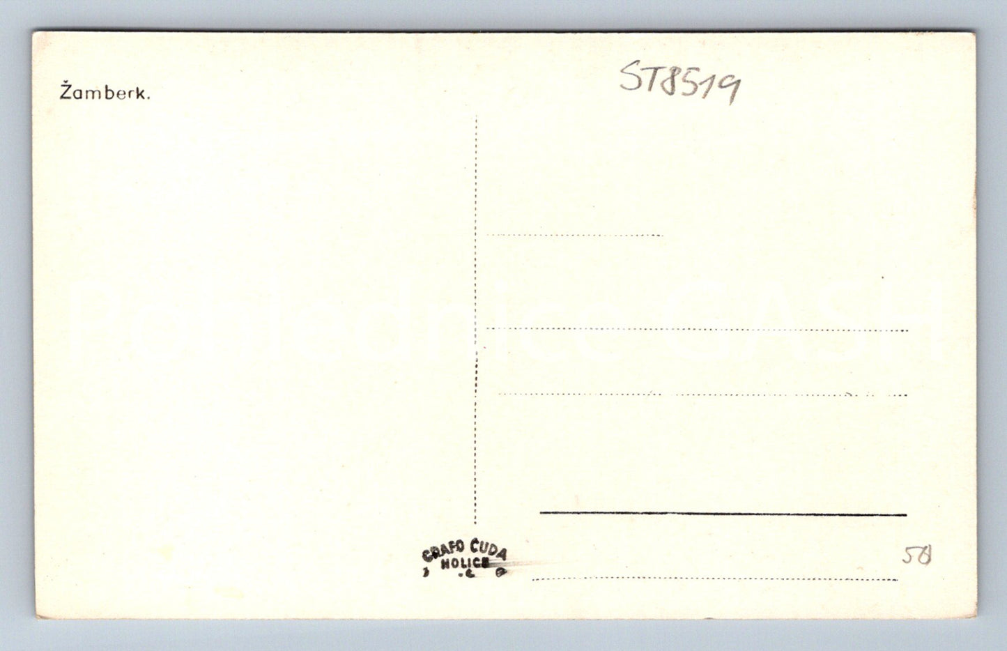 Pohlednice ŽAMBERK (ST8519)