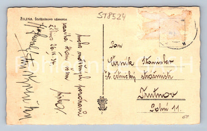 Pohlednice ŽILINA - ŠTEFÁNIKOVO NAMESTIE (ST8524)