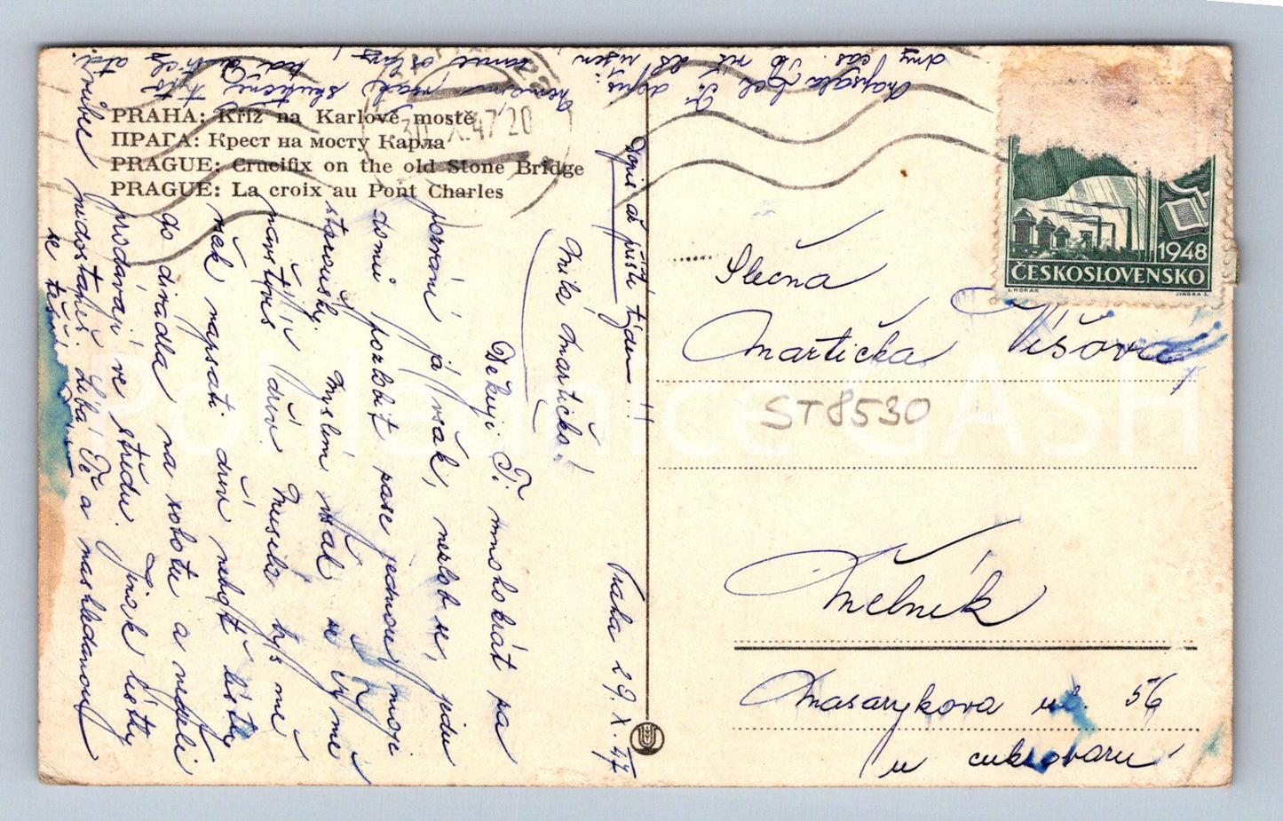Pohlednice PRAHA (ST8530)