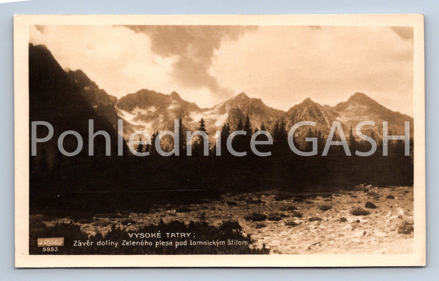 Pohlednice VYSOKÉ TATRY (ST8541)