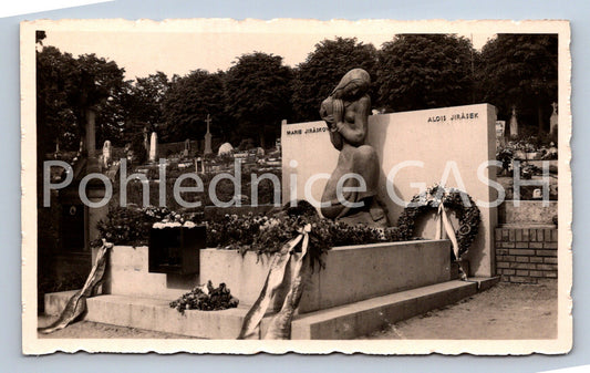 Pohlednice HRONOV - HROB ALOISE JIRÁSKA (ST8552)