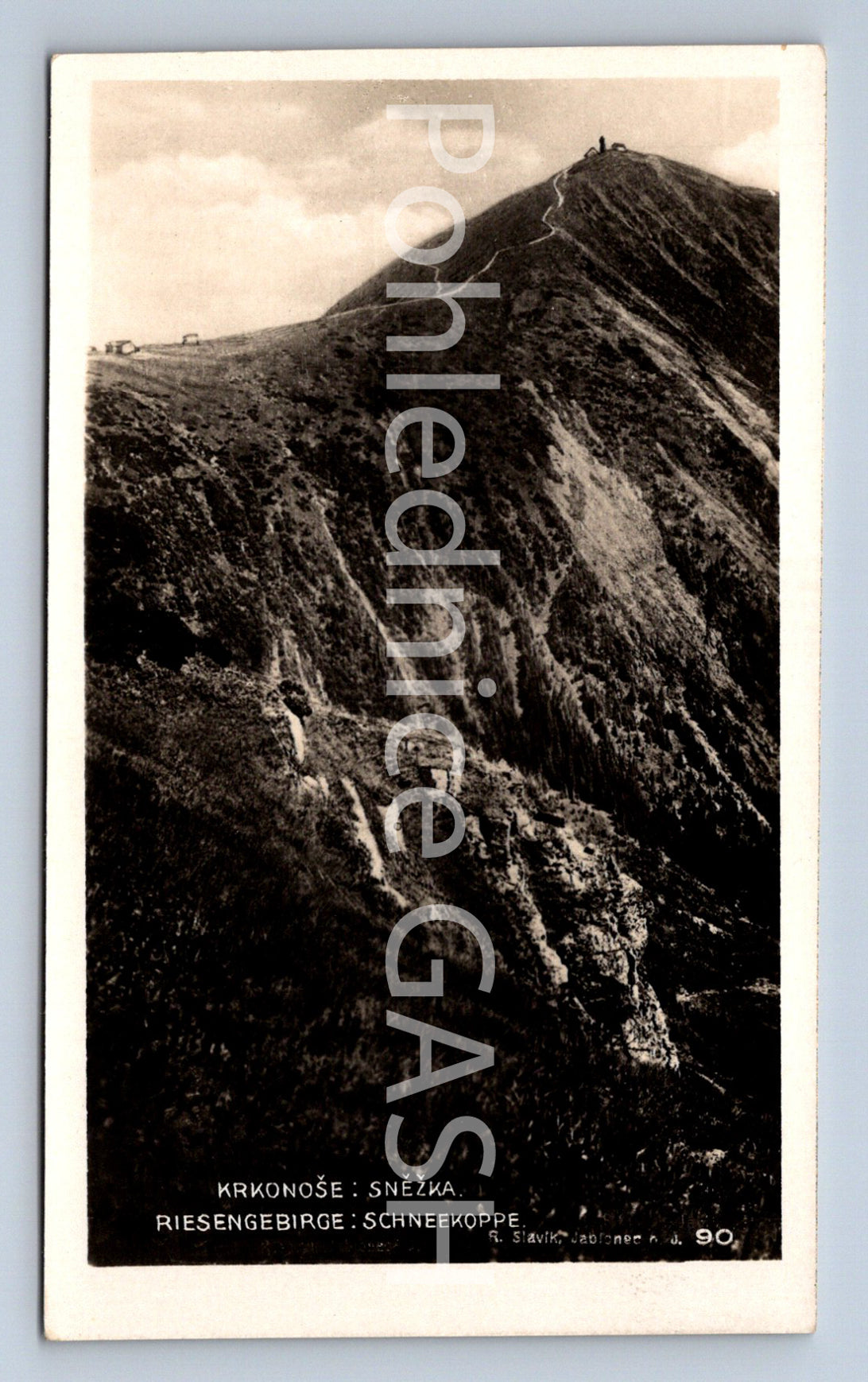 Pohlednice KRKONOŠE - SNĚŽKA (ST8553)
