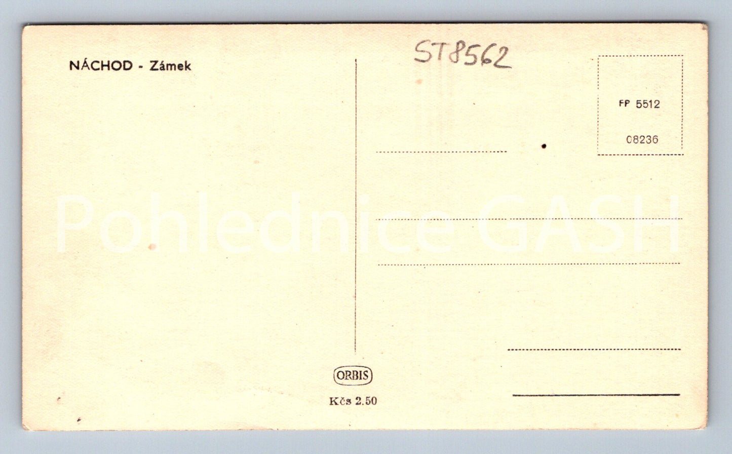 Pohlednice NÁCHOD (ST8562)