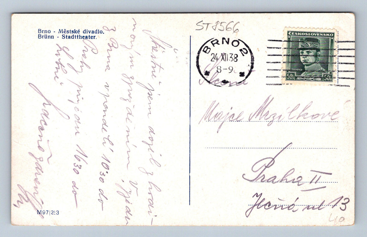 Pohlednice BRNO (ST8566)