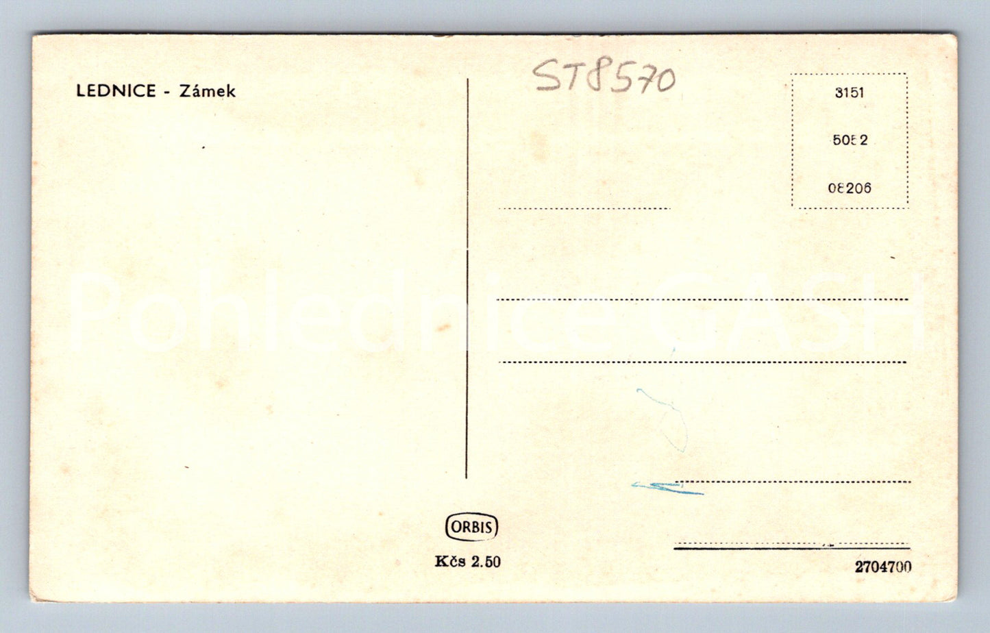 Pohlednice LEDNICE (ST8570)