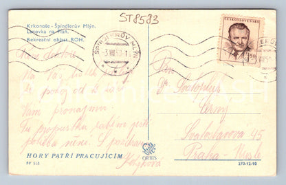 Postcard KRKONOSE - ŠPINDLERŮV MLÝN (ST8583)