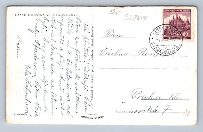Pohlednice LÁZNĚ HOUŠTKA VE STARÉ BOLESLAVI (ST8604)