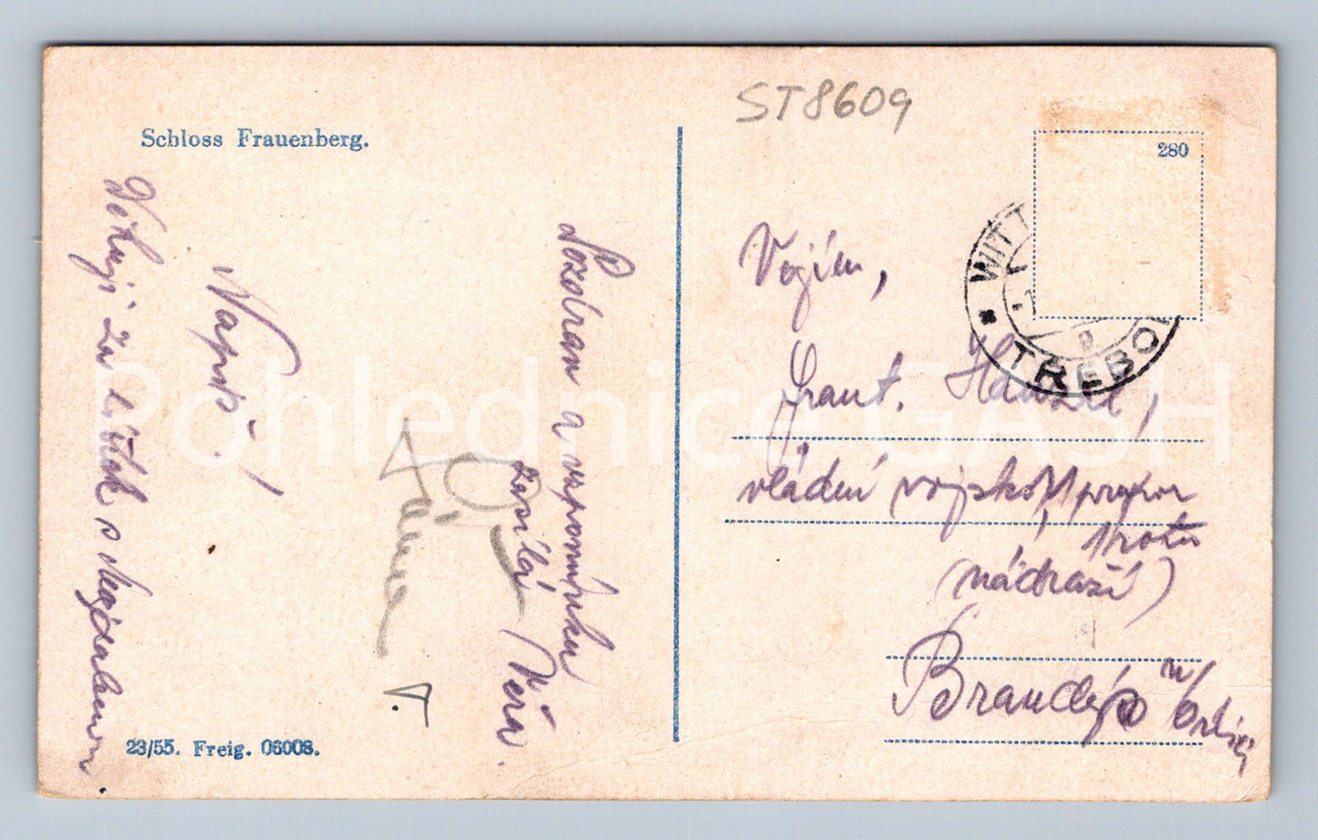 Pohlednice SCHLOSS FREUENBERG (ST8609)