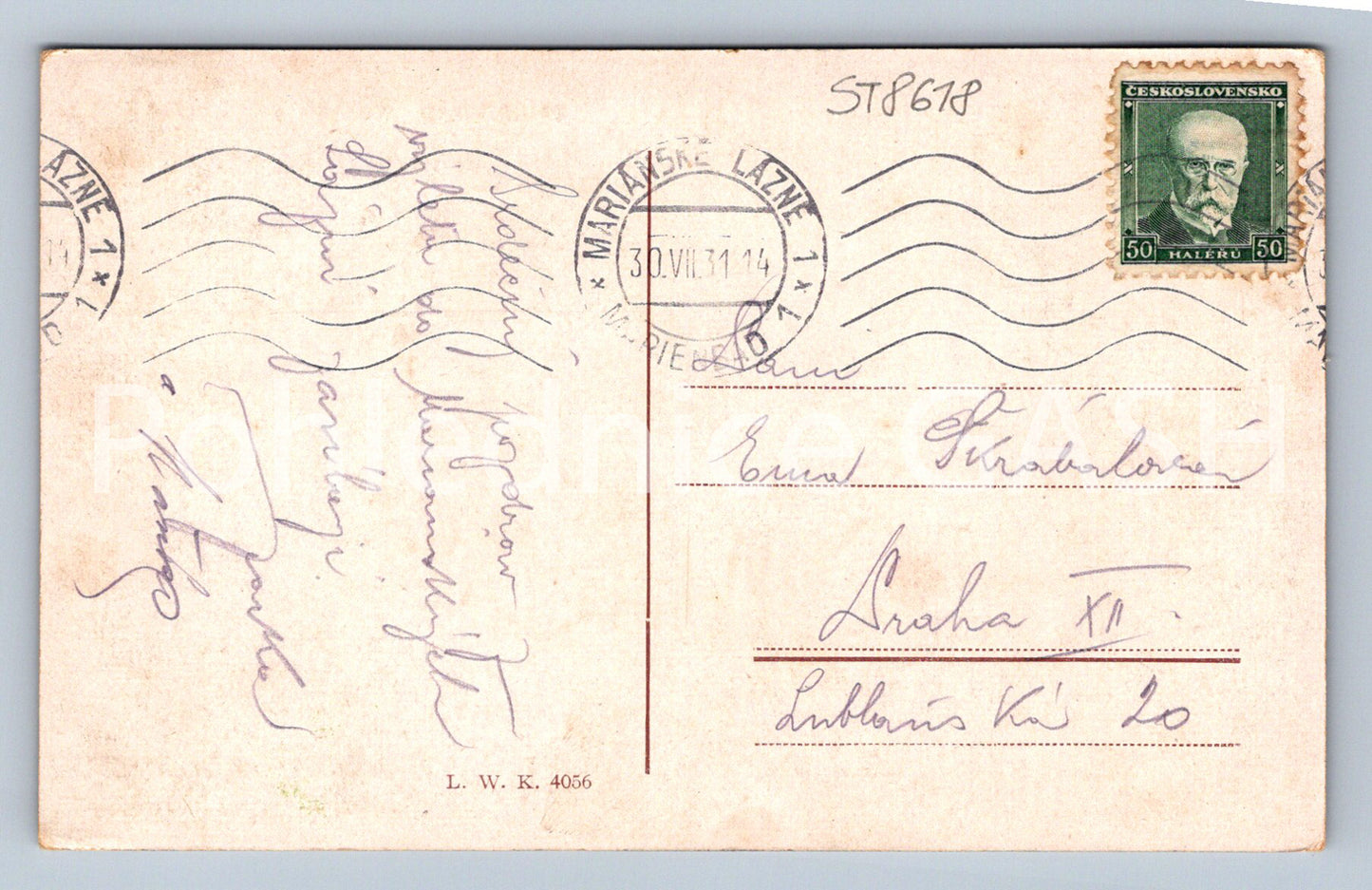 Pohlednice MARIÁNSKÉ LÁZNĚ (ST8618)