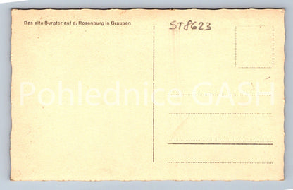 Pohlednice BURGTOR AUF D. ROSENBURG IN GRAUPEN (ST8623)