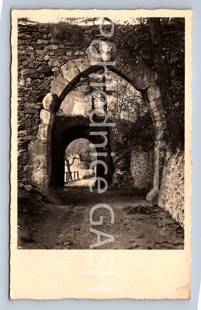 Pohlednice BURGTOR AUF D. ROSENBURG IN GRAUPEN (ST8623)