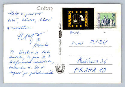 Pohlednice KARLOVY VARY - KOLÁŽ (ST8674)
