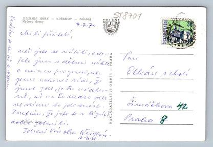 Pohlednice JIZERSKÉ HORY - KOŘENOV (ST8701)