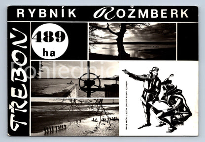 Pohlednice TŘEBOŇ - RYBNÍK ROŽUMBERK - KOLÁŽ (ST8720)