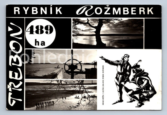 Pohlednice TŘEBOŇ - RYBNÍK ROŽUMBERK - KOLÁŽ (ST8720)