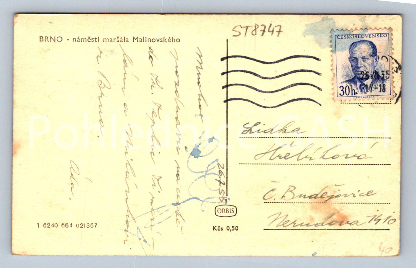 Pohlednice BRNO (ST8747)