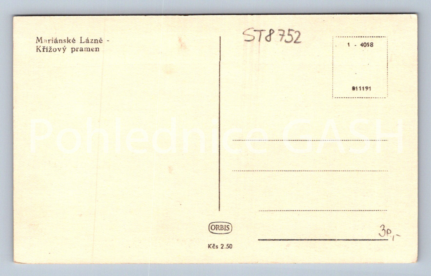 Pohlednice MARIÁNSKÉ LÁZNĚ (ST8752)