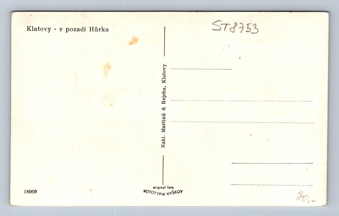 Pohlednice KLATOVY (ST8753)
