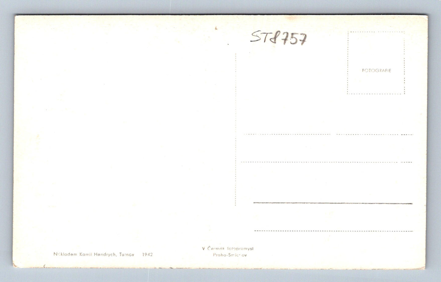 Postcard BOHEMIAN PARADISE RUINS (ST8757)