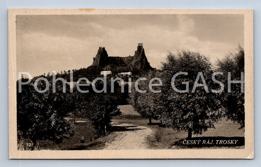 Postcard BOHEMIAN PARADISE RUINS (ST8757)