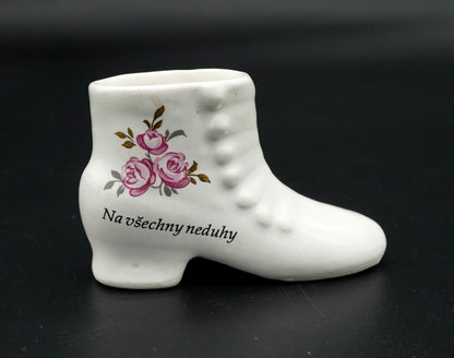 Porcelánová botička NA VŠECHNY NEDUHY