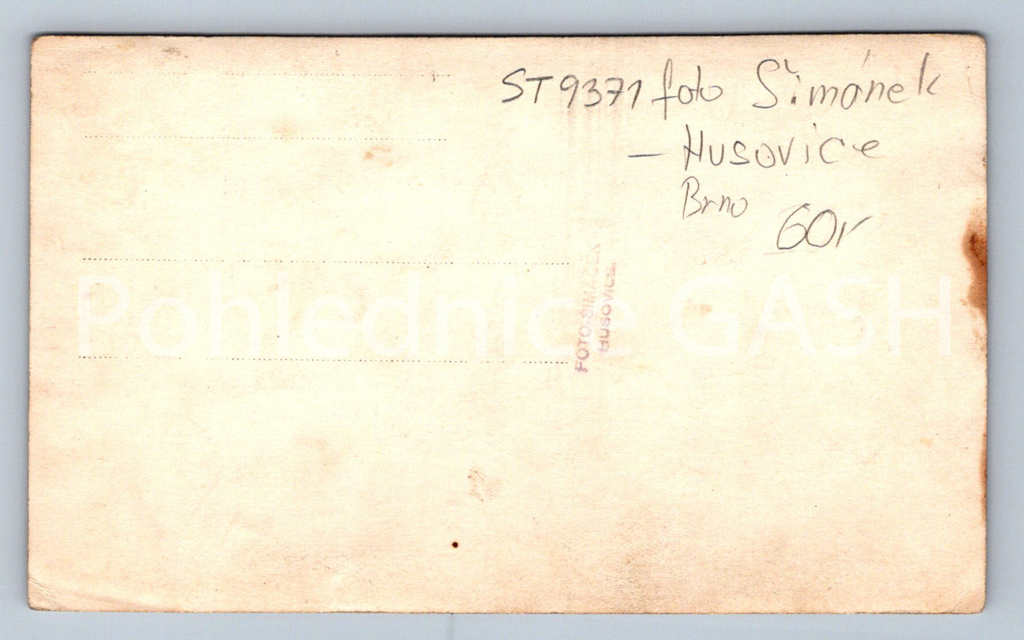 Pohlednice ŽENA V ŠATECH foto šimánek husovice brno (ST9371)