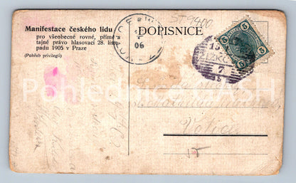 Pohlednice MANIFESTACE ČESKÉHO LIDU (ST9400)