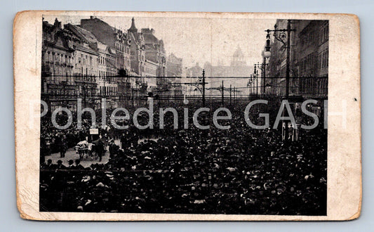 Pohlednice MANIFESTACE ČESKÉHO LIDU (ST9400)